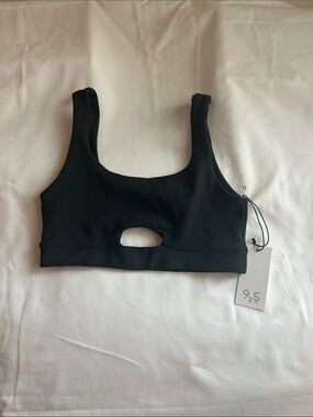 925fit Black Cutout Sports Bralette